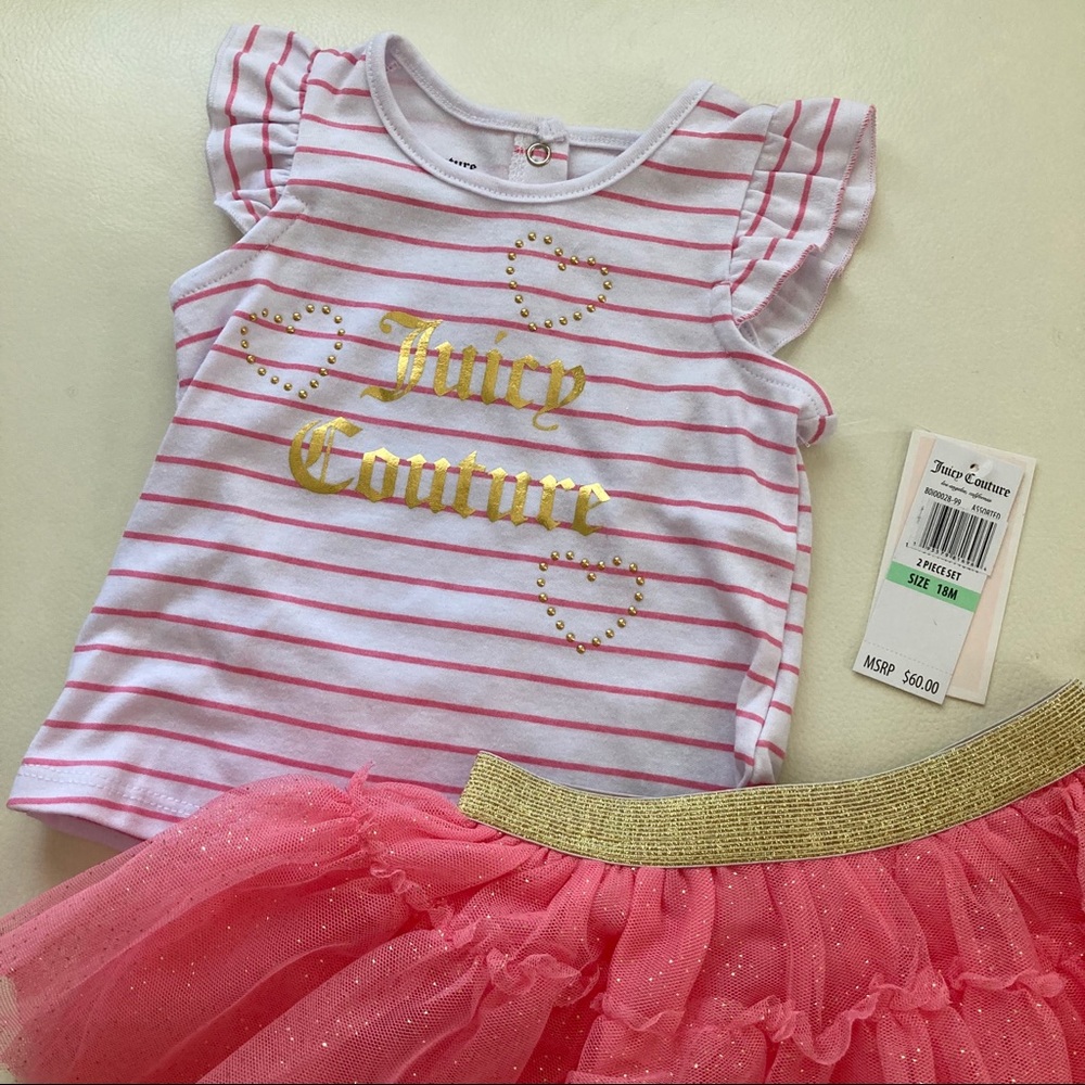 Juicy couture cute tutu skort set 2183 - Picture 2 of 6